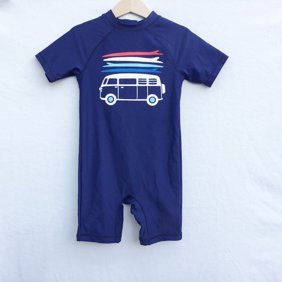 Old Navy Other - Old Navy swimwear one-piece dark blue surfboards .